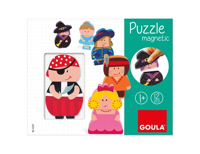 Goula Puzle infantil personajes magnéticos Goula Puzle infantil personajes magnéticos
