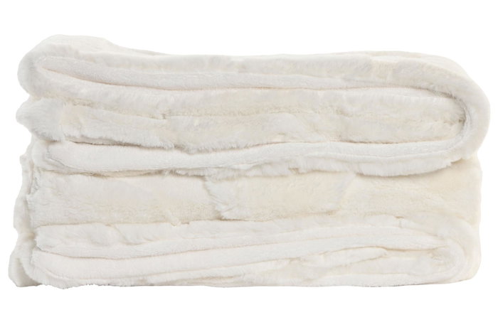 DKD Home Decor Manta Urban Crudo 170 x 130 cm (2 Unidades)