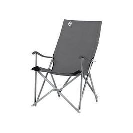 Coleman Silla de Camping Aluminio Plegable 2000038342, Sling Chair con Funda, Gris/Plata, Capacidad 113 kg