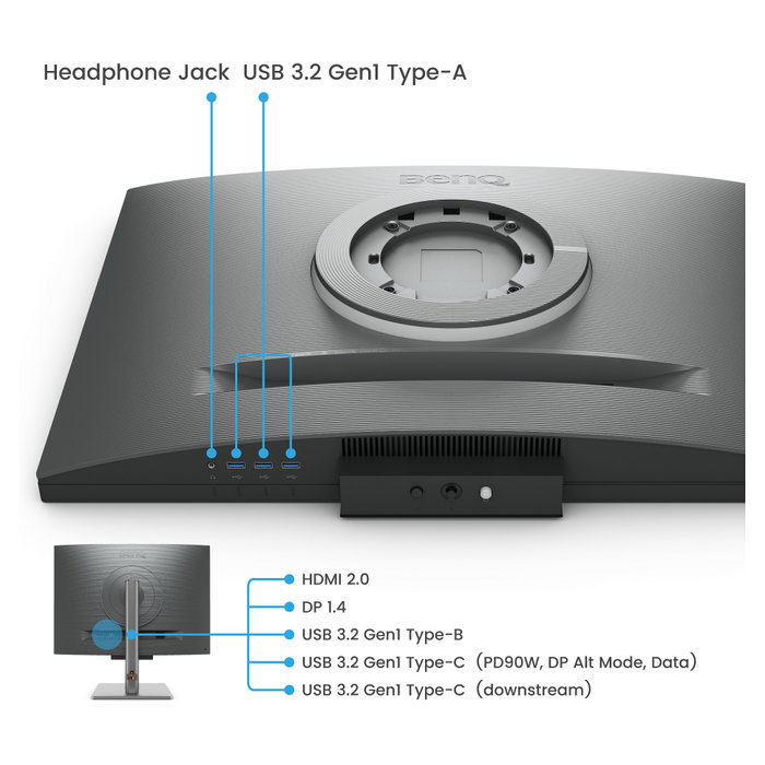 BenQ RD280U Monitor 4K Ultra HD 28.2 pulgadas IPS Negro BenQ RD280U Monitor 4K Ultra HD 28.2 pulgadas IPS Negro
