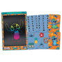 LEXIBOOK Tablet Stitch Disney 28cm Pantalla Dibujo con 6 Plantillas y Lápiz Óptico