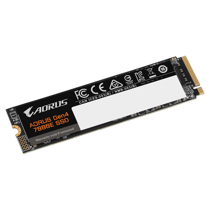 Gigabyte AORUS 7000E 2TB SSD M.2 PCIe NVMe 4.0 Lectura 7100 MB/s Velocidad