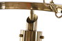 DKD Home Decor Lámpara de Techo Moderna Dorada Metal Cristal 66 x 60 x 66 cm