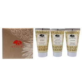 Gift Set Origins: Origins, Body Wash, 30 ml + Ginger, Nourishing, Hand Lotion, 30 ml + Ginger Souffle, Nourishing, Body Cream, 30 ml