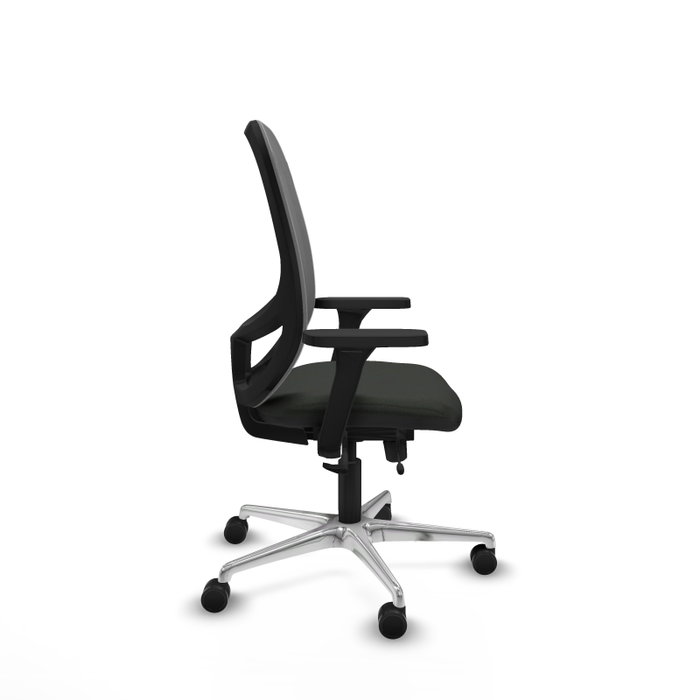 PIQUERAS Y CRESPO Silla de oficina Cilanco con mecanismo Sincro/Traslack Negro y Gris