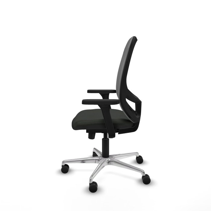 PIQUERAS Y CRESPO Silla de oficina Cilanco con mecanismo Sincro/Traslack Negro y Gris