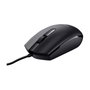 Trust TM-101 Ratón Óptico Ambidextro Negro