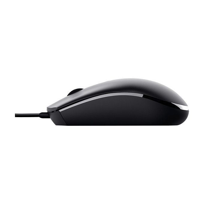 Trust TM-101 Ratón Óptico Ambidextro Negro