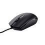 Trust TM-101 Ratón Óptico Ambidextro Negro