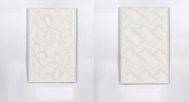 DKD Home Decor Cuadro Abeto MDF 58,5x4x92,5 Relieve Surtido de 2