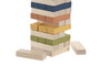 DKD Home Decor Juego de Mesa Set 54 Bloques de Madera Multicolor