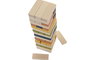 DKD Home Decor Juego de Mesa Set 54 Bloques de Madera Multicolor