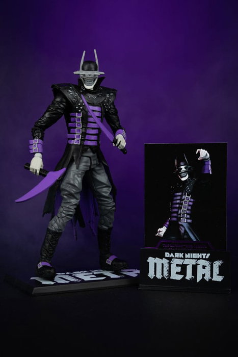 DC Multiverse Figura The Batman Who Laughs (B&W with accent) (Gold Label) 18 cm