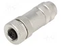LAPP Conector M12 Hembra 5 Pines Recto IP67 Profibus Código B