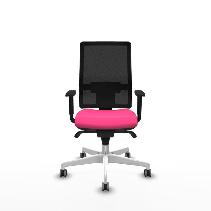 PIQUERAS Y CRESPO Silla de oficina Horna Rosa y Negro