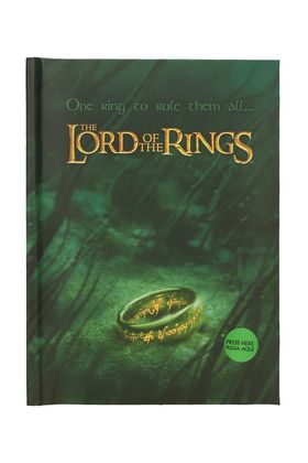 Sd Toys Libreta con Luz One Ring to Rule Them All El Señor de los Anillos