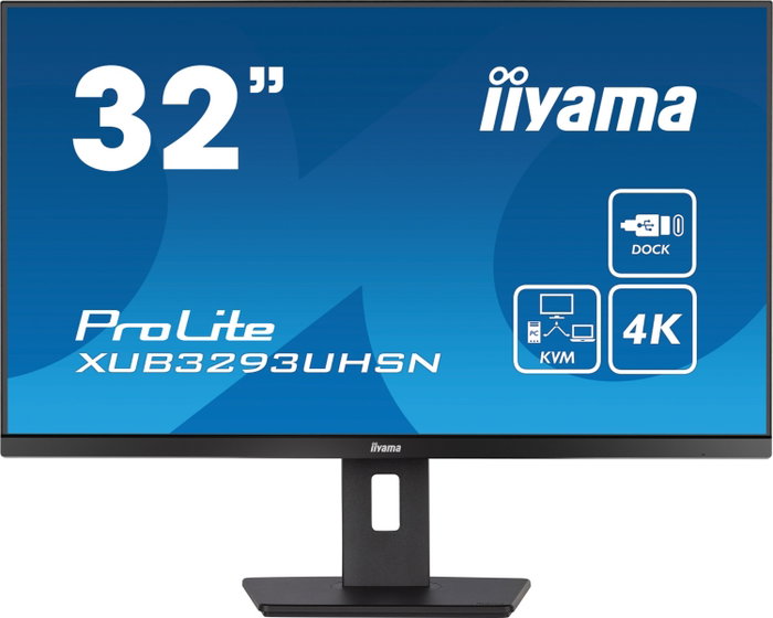iiyama ProLite XUB3293UHSN-B5 Monitor 32'' 4K IPS USB-C KVM iiyama ProLite XUB3293UHSN-B5 Monitor 32'' 4K IPS USB-C KVM