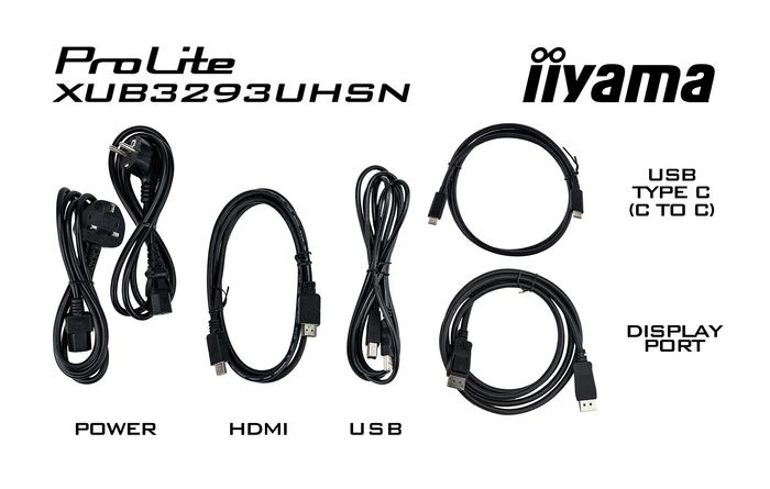 iiyama ProLite XUB3293UHSN-B5 Monitor 32 pulg. 4K UHD IPS