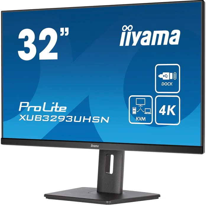 iiyama Monitor ProLite XUB3293UHSN-B5 32'' 4K UHD IPS KVM USB-C