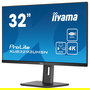 Iiyama ProLite XUB3293UHSN-B5 Monitor 80cm/31.5'' 4K UHD (3840x2160) IPS, 4ms, HDMI, DisplayPort, USB-C 65W, Altavoces, Ajuste en Altura, Negro