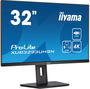 Iiyama XUB3293UHSN-B5 Monitor 32" IPS 4K UHD (3840x2160) 60Hz 4ms USB-C HDMI DisplayPort KVM Giratorio Ajustable Negro
