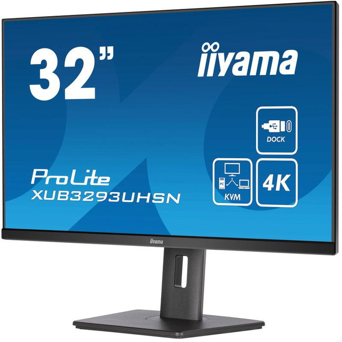 iiyama ProLite XUB3293UHSN-B5 Monitor 32'' 4K IPS USB-C KVM iiyama ProLite XUB3293UHSN-B5 Monitor 32'' 4K IPS USB-C KVM