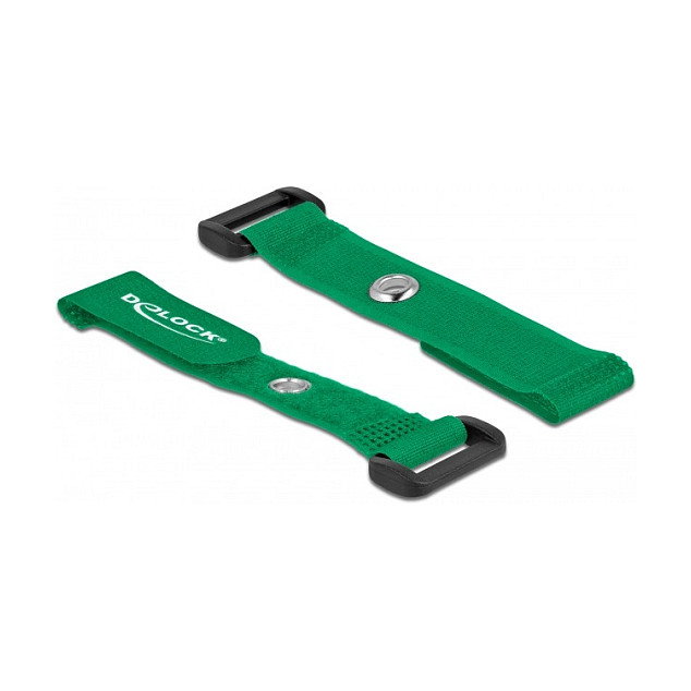 DeLOCK Bridas de cable con lazo y ojal de sujeción L 150 x AN 20 mm verde 5 unidades DeLOCK Bridas de cable con lazo y ojal de sujeción L 150 x AN 20 mm verde 5 unidades