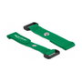 DeLOCK Bridas de cable con lazo y ojal de sujeción L 150 x AN 20 mm verde 5 unidades