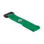 DeLOCK Bridas de cable con lazo y ojal de sujeción L 150 x AN 20 mm verde 5 unidades