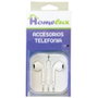 Homelux Auriculares Blancos con Potenciómetro de Volumen
