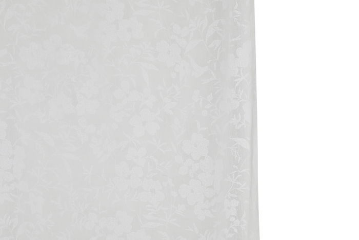 DKD Home Decor Cortina Romantico Blanco 260 x 140 cm (2 Unidades) Poliester