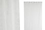 DKD Home Decor Cortina de Poliéster Blanca con 8 Anillas 140x260 cm