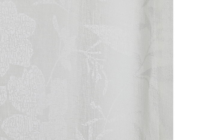 DKD Home Decor Cortina Romantico Blanco 260 x 140 cm (2 Unidades) Poliester