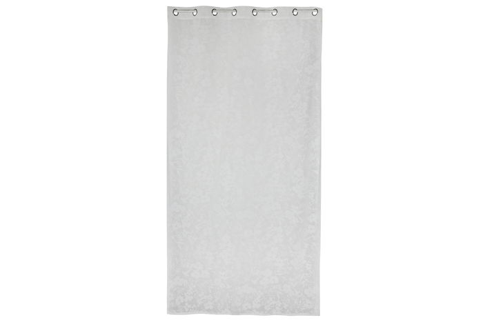 DKD Home Decor Cortina Romantico Blanco 260 x 140 cm (2 Unidades) Poliester