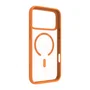 Dbramante1928 Funda trasera para móvil, plástico, naranja, compatible con MagSafe para Apple