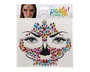 Joyas Faciales Adhesivas Multicolor Calavera Día De Los Muertos Halloween Festivales