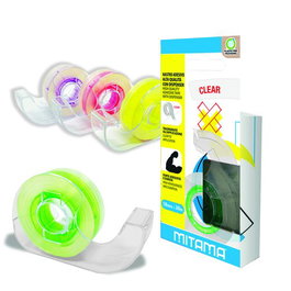 Mitama Cinta adhesiva transparente 30x18 con soporte