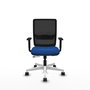PIQUERAS Y CRESPO Silla de oficina Haches con mecanismo Sincro/Traslack, Azul y Negro