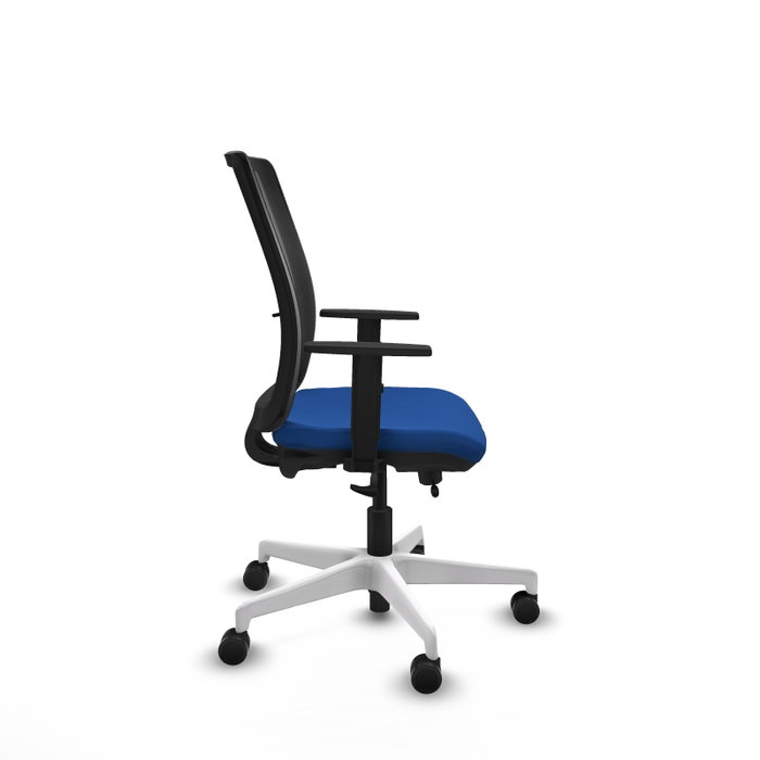 PIQUERAS Y CRESPO Silla de oficina Haches con mecanismo Sincro/Traslack, Azul y Negro PIQUERAS Y CRESPO Silla de oficina Haches con mecanismo Sincro/Traslack, Azul y Negro