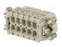 HARTING Han® A Plantilla de Contacto Hembra 10+PE