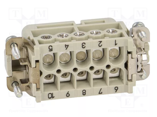 HARTING Han® A Plantilla de Contacto Hembra 10+PE