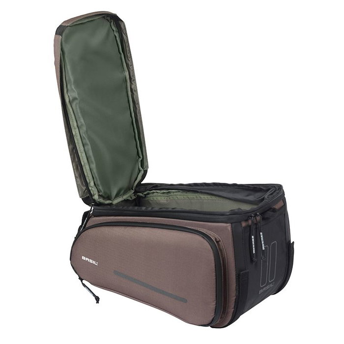 Basil Move Alforja para Bicicleta - Bolsa Portabultos 26L Poliéster Reciclado 15x30x31cm