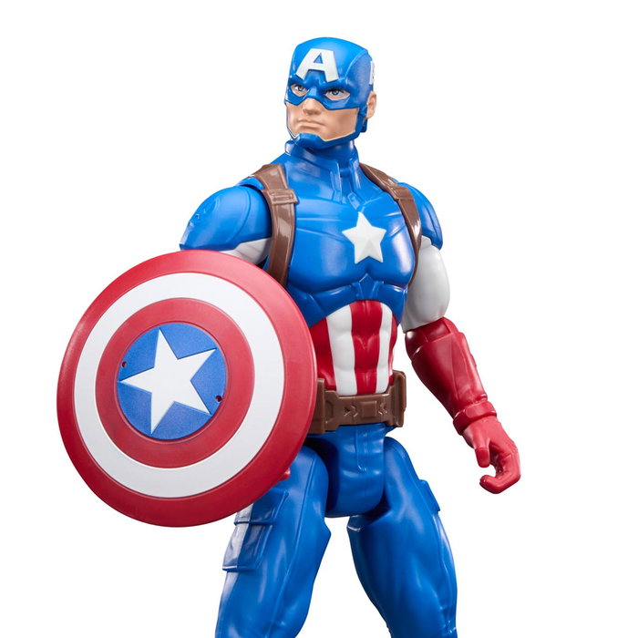 Hasbro G2771 Figura Titan de Acción Marvel Avengers Capitán América, Diseño Clásico de Cómic, 29 cm