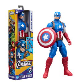 Hasbro G2771 Figura Titan de Acción Marvel Avengers Capitán América, Diseño Clásico de Cómic, 29 cm