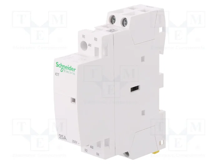 SCHNEIDER ELECTRIC Contactor ICT 2-polar 25A 230÷240VAC NC x2 SCHNEIDER ELECTRIC Contactor ICT 2-polar 25A 230÷240VAC NC x2