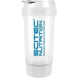 Scitec Nutrition Shaker500, Vaso Mezclador / Shaker, 500 ml, Color Blanco