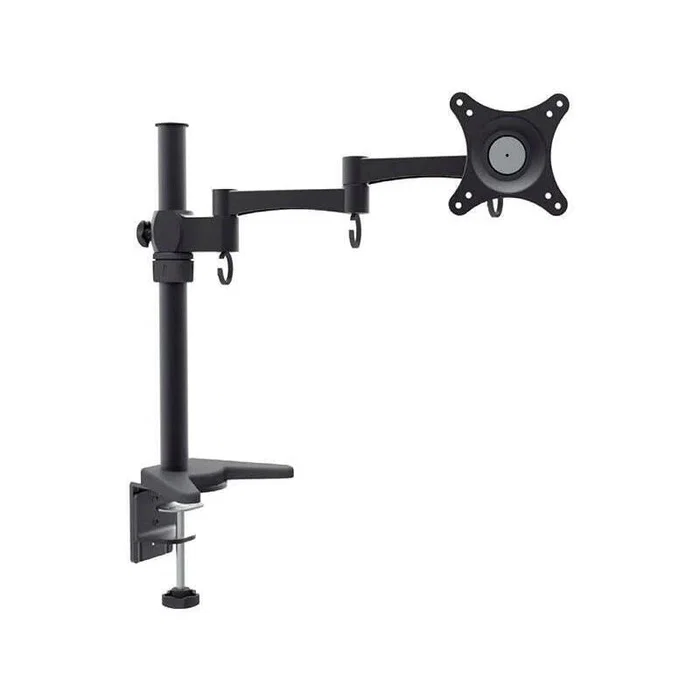 Arctic APPSMS01 Soporte Brazo para Monitor de Escritorio Negro, para monitores 10" - 27" (68,6 cm) y hasta 10 kg, articulación 360°, con 2 codos, base atornillada