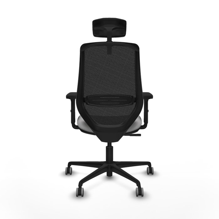 PIQUERAS Y CRESPO Silla de oficina Mardos con mecanismo Sincro, Gris claro y Negro