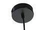 DKD Home Decor Lampara Techo Urban Negro Blanco Metal Ratan 35 x 22 x 35 cm (2 Unidades)