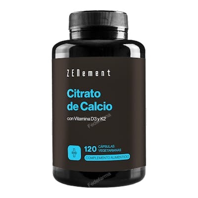 ZENEMENT Citrato De Calcio Con Vit. D3 120 Cápsulas ZENEMENT Citrato De Calcio Con Vit. D3 120 Cápsulas